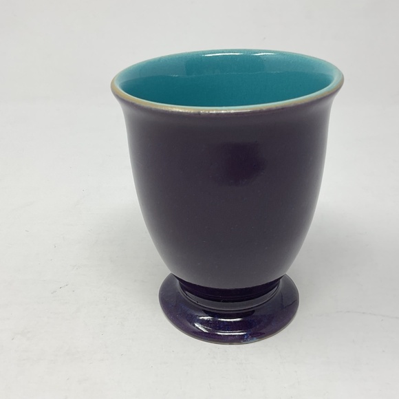 Denby Java Purple (retired) Stoneware Footed Coffee Mug (2 available $20 EACH) - Picture 3 of 6